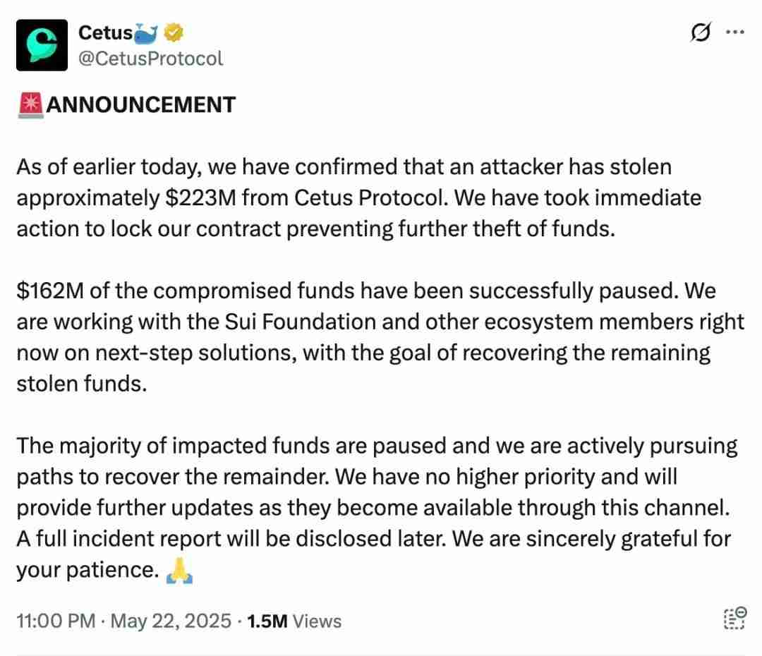 Cetus被盗2.3亿美元，解析攻击手法及资金转移情况 - php中文网